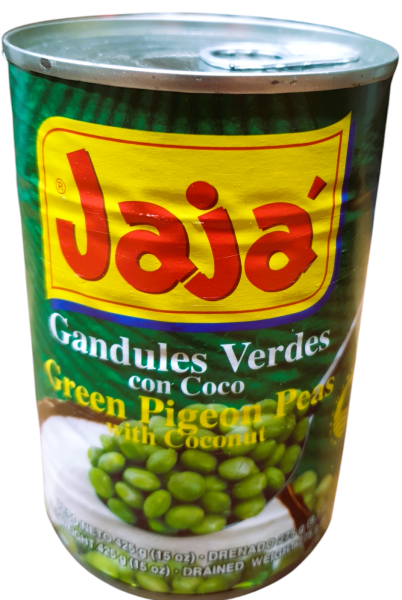Gandules Verdes con Coco JAJA Lata 425g
